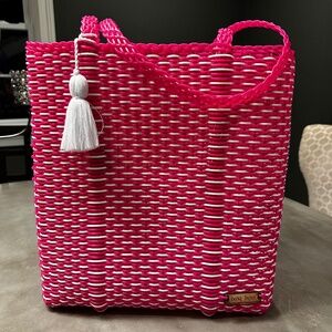 ixöq: cesta tote ~ large ~ basket weave